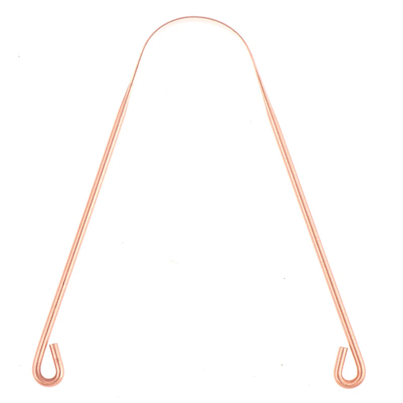 Copper Tongue Scraper - Ayurvedic Oral Care Tool for Fresh Breath