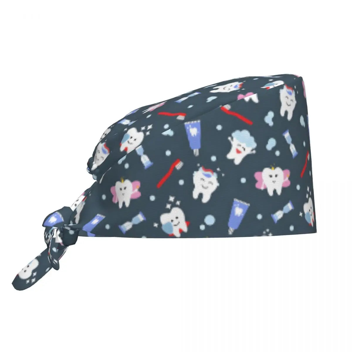 Dental Surgical Hat - Tooth Print Scrub Cap for the Dental Team