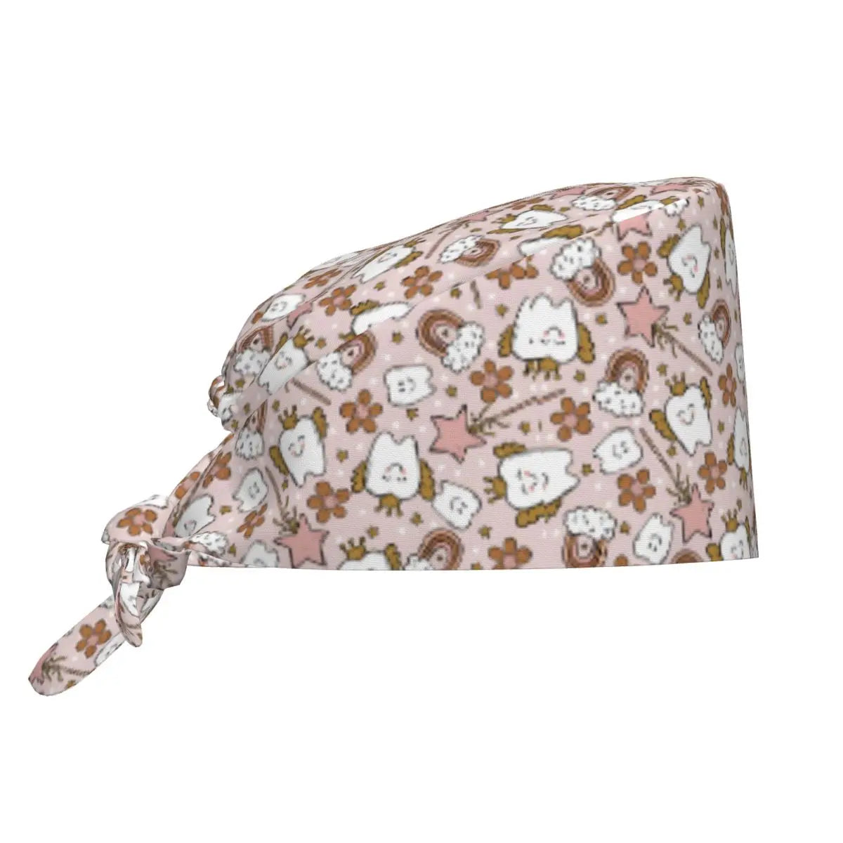 Dental Surgical Hat - Tooth Print Scrub Cap for the Dental Team