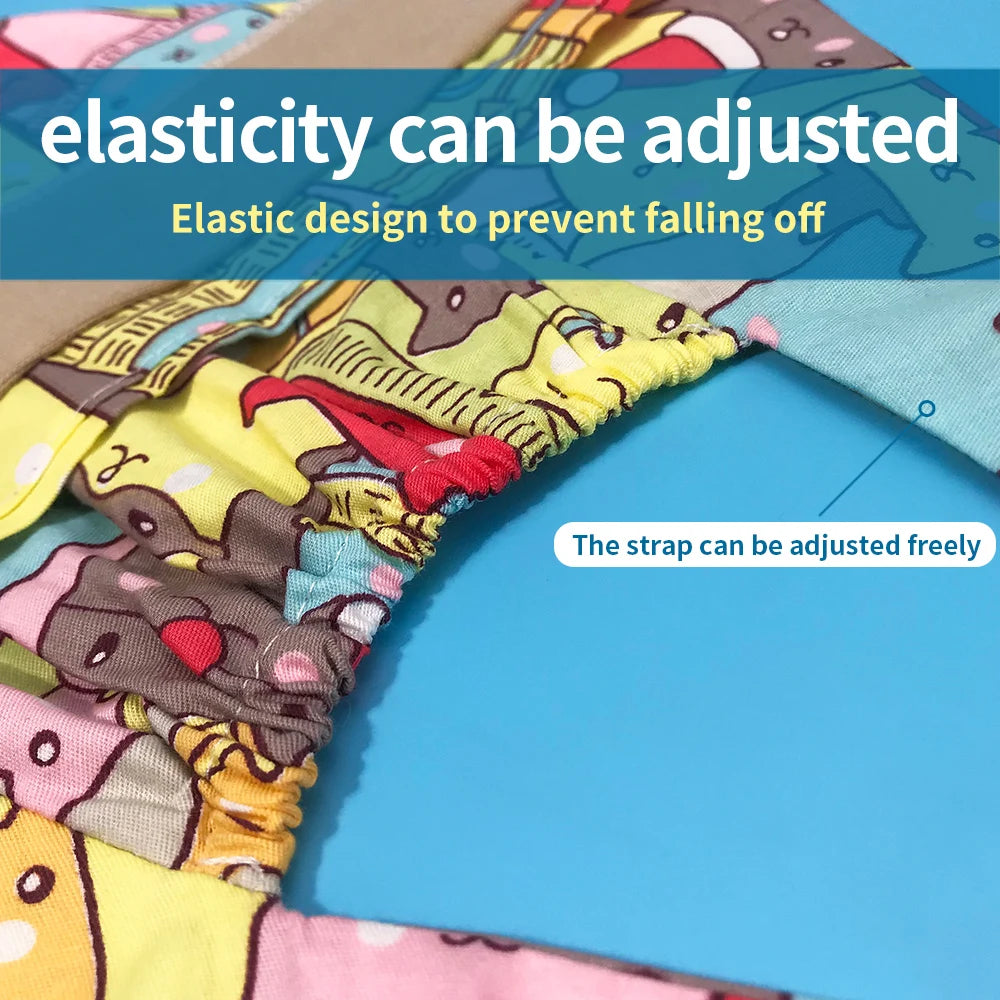 Tooth Print Scrub Cap - Breathable Cotton Nursing Hat for Dental Clinics