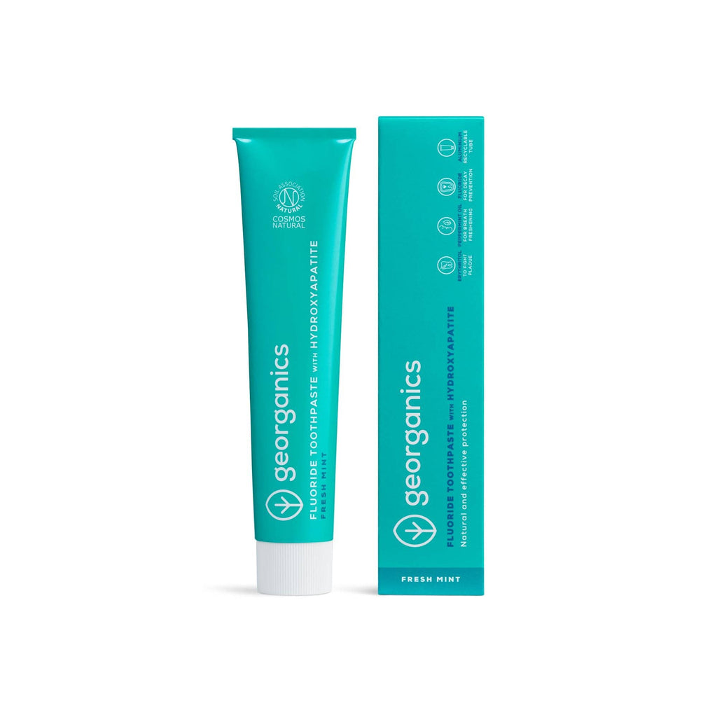 Georganics - NEW - Toothpaste next generation with Hydroxyapatite - Fresh Mint