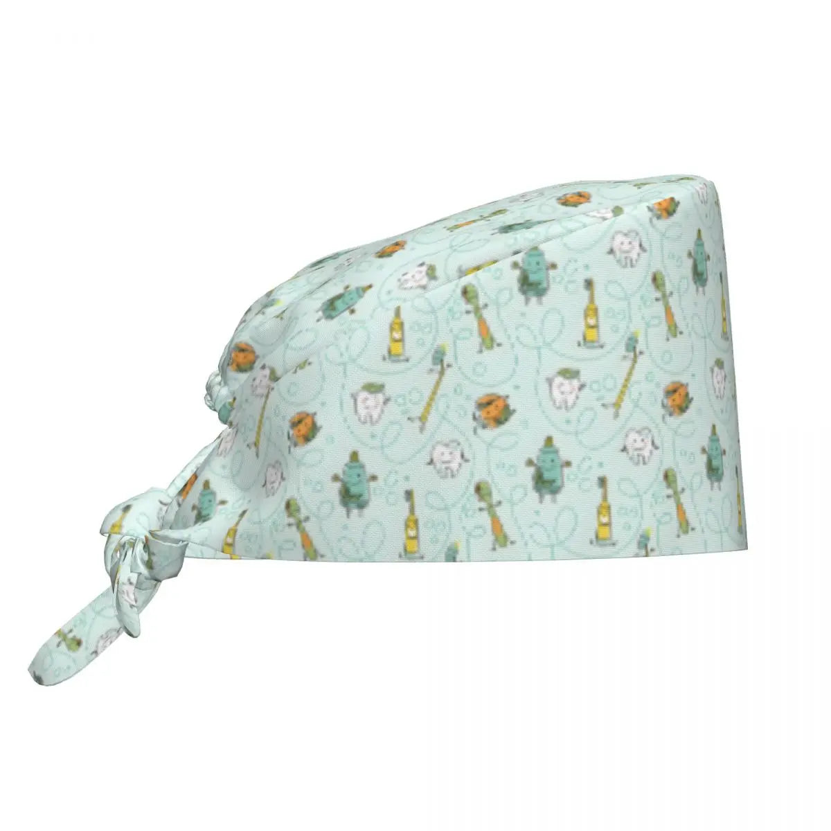 Dental Surgical Hat - Tooth Print Scrub Cap for the Dental Team