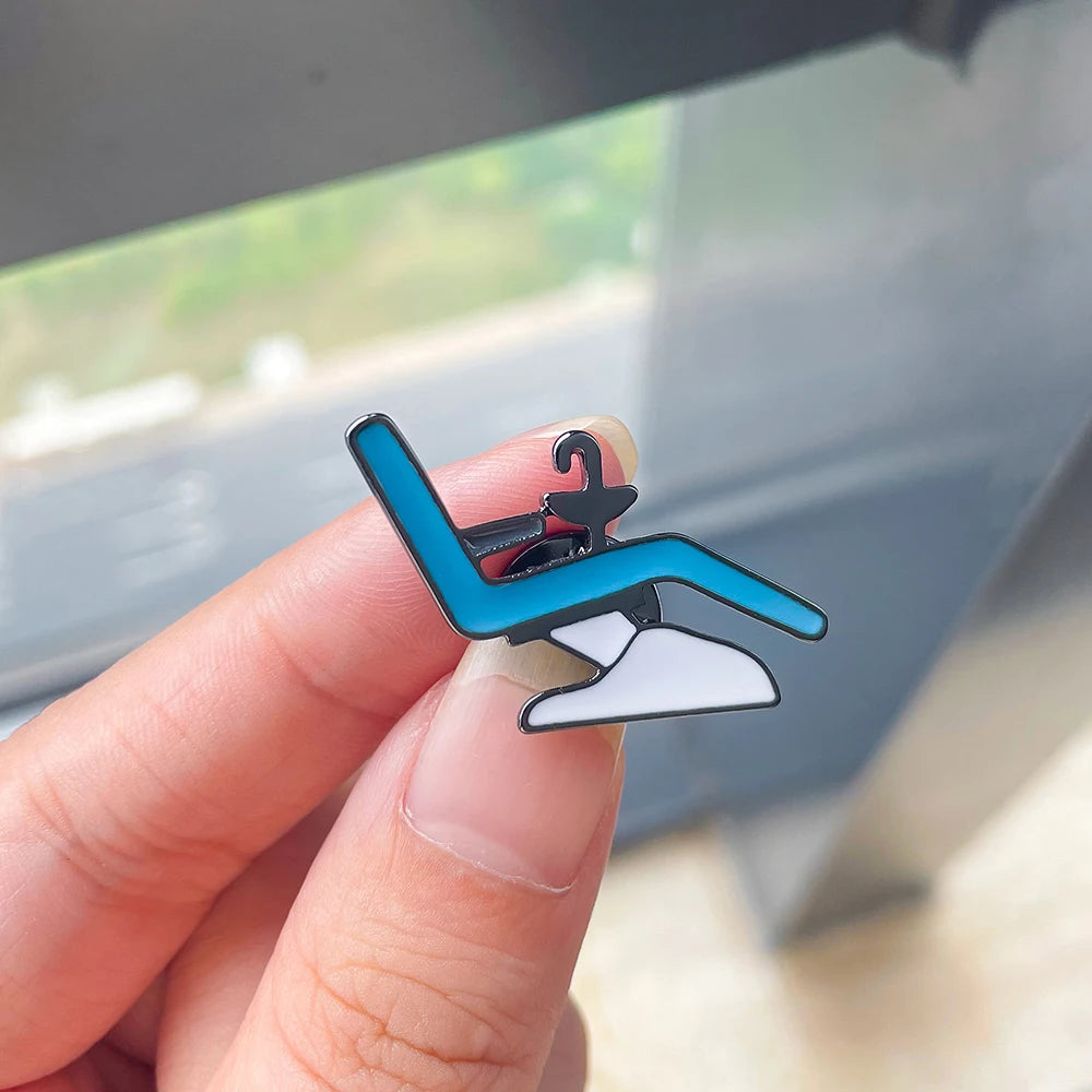 Dental Tooth Collection Brooch - Professional Enamel Lapel Pin for Dental Teams