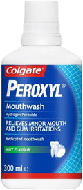 Colgate Peroxyl Antiseptic Mouthwash | Alcohol-Free | Mint | 300ml