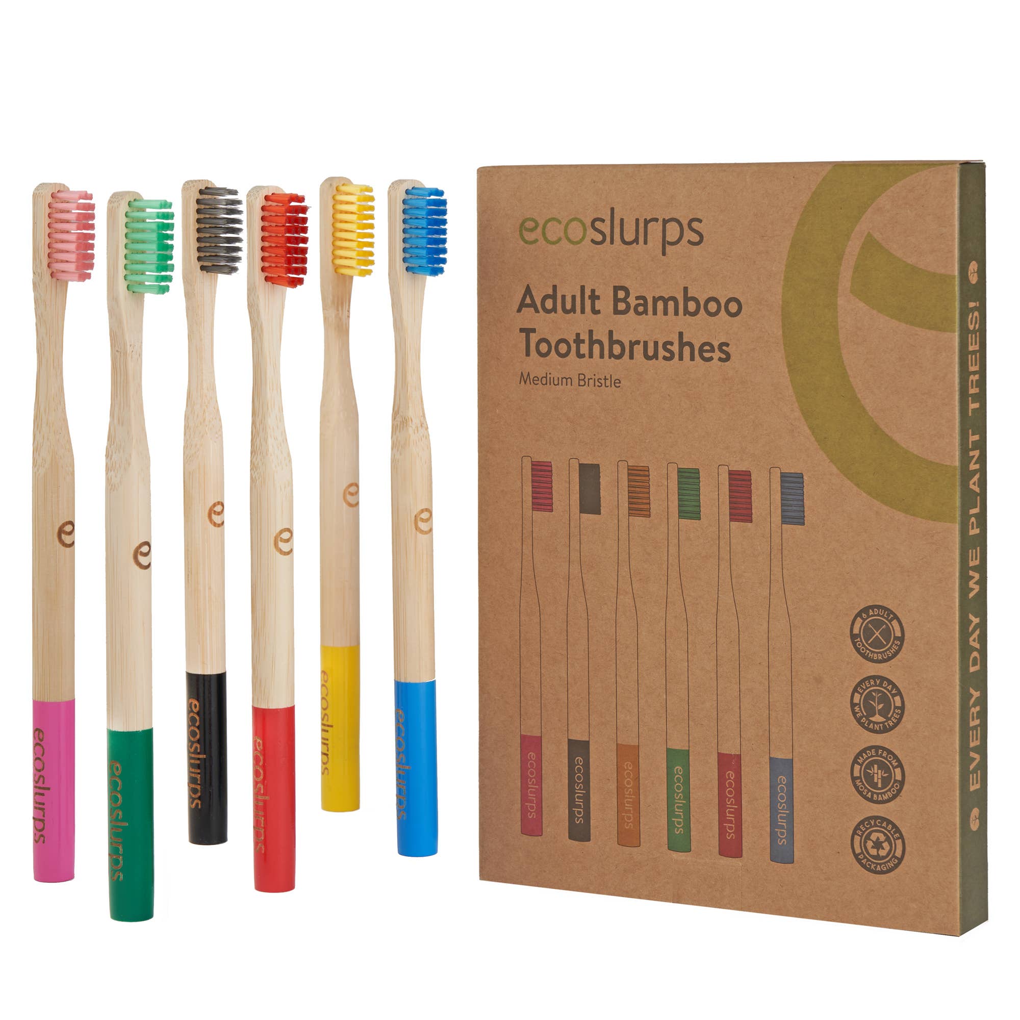 Adult Bamboo Toothbrush - 1 unit