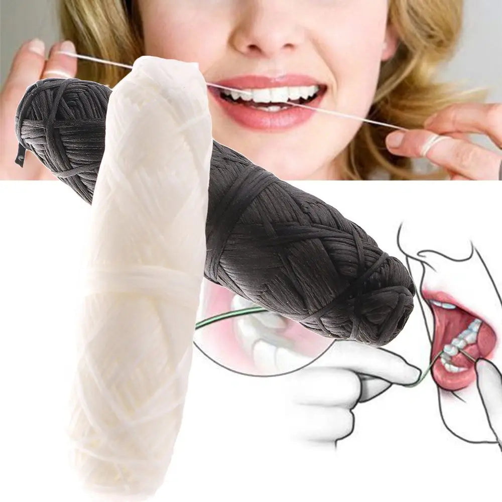 Bamboo Mint Dental Floss - Eco-Friendly Biodegradable Floss Spool