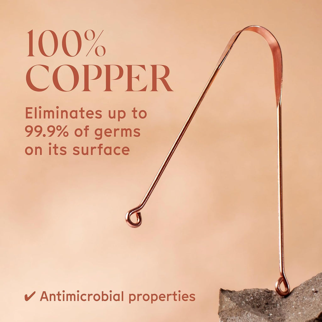 Copper Tongue Scraper – Ayurvedic Oral Care