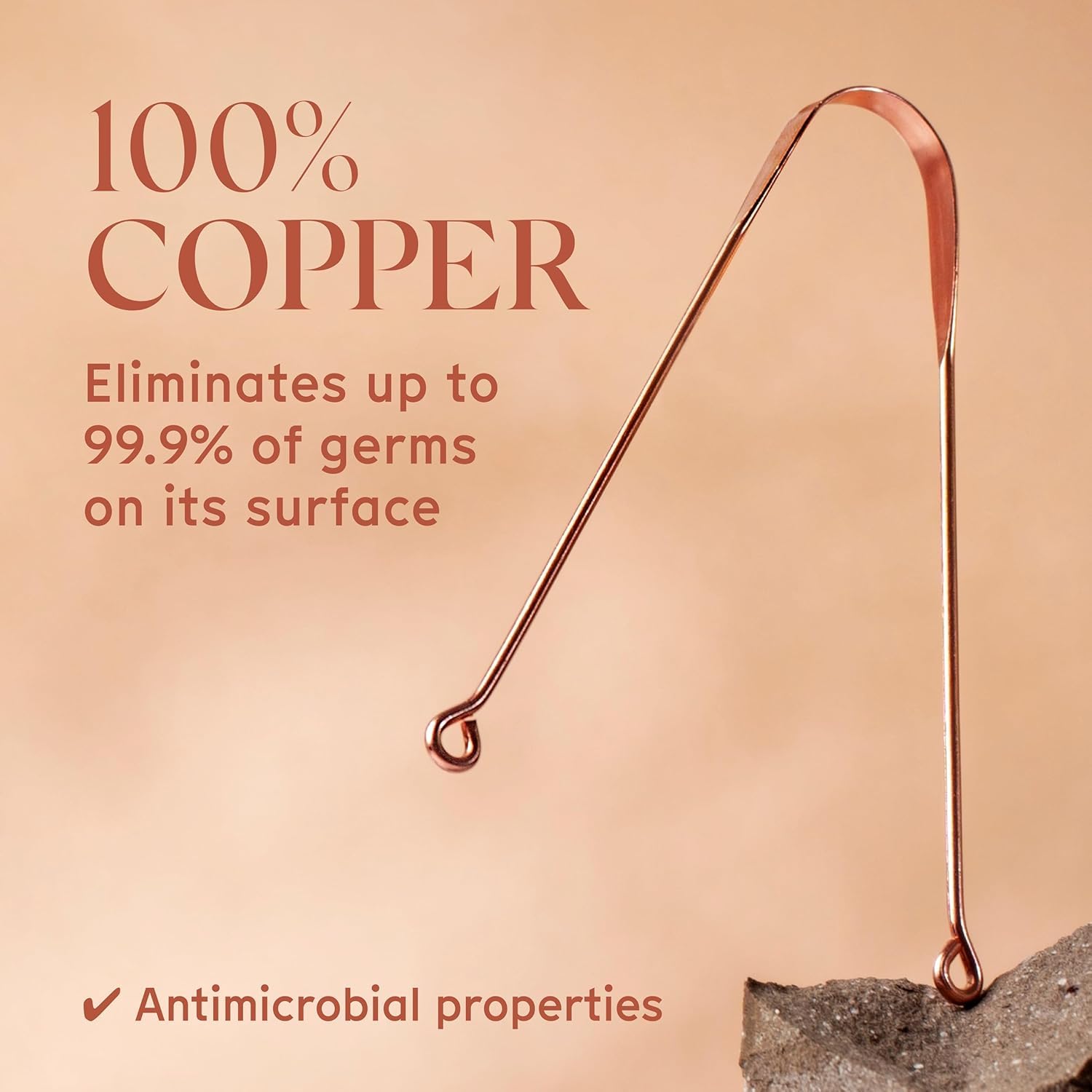 Copper Tongue Scraper – Ayurvedic Oral Care
