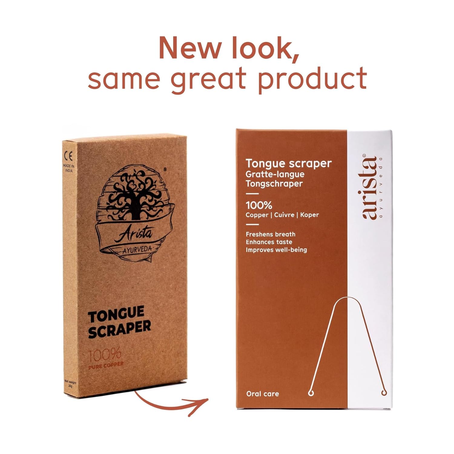 Copper Tongue Scraper – Ayurvedic Oral Care