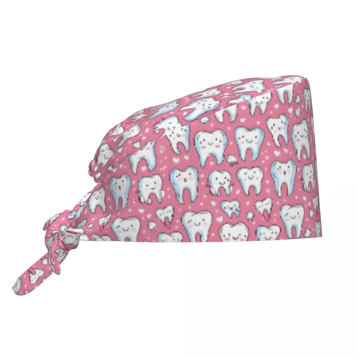Dental Surgical Hat - Tooth Print Scrub Cap for the Dental Team