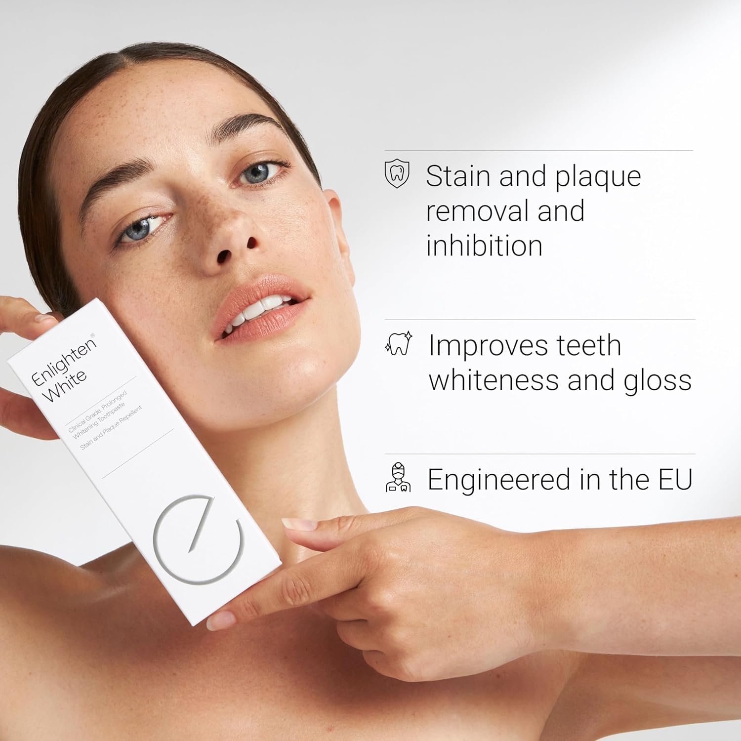 Enlighten White Whitening Toothpaste | Enamel Safe | 75ml