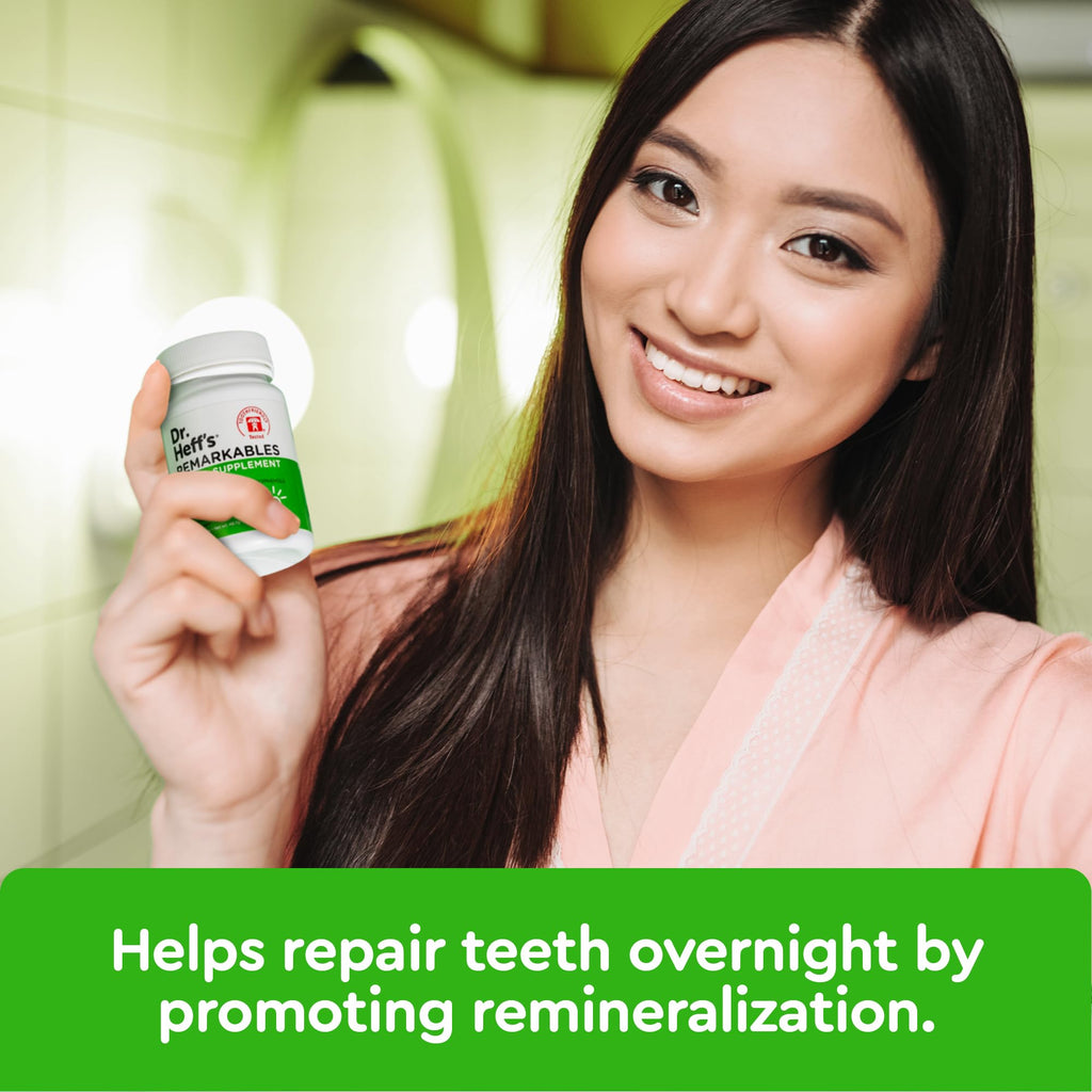 Dr. Heff's Remarkables Dental Mints | Xylitol & Green Tea | Peppermint