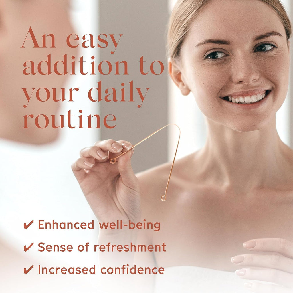 Copper Tongue Scraper – Ayurvedic Oral Care