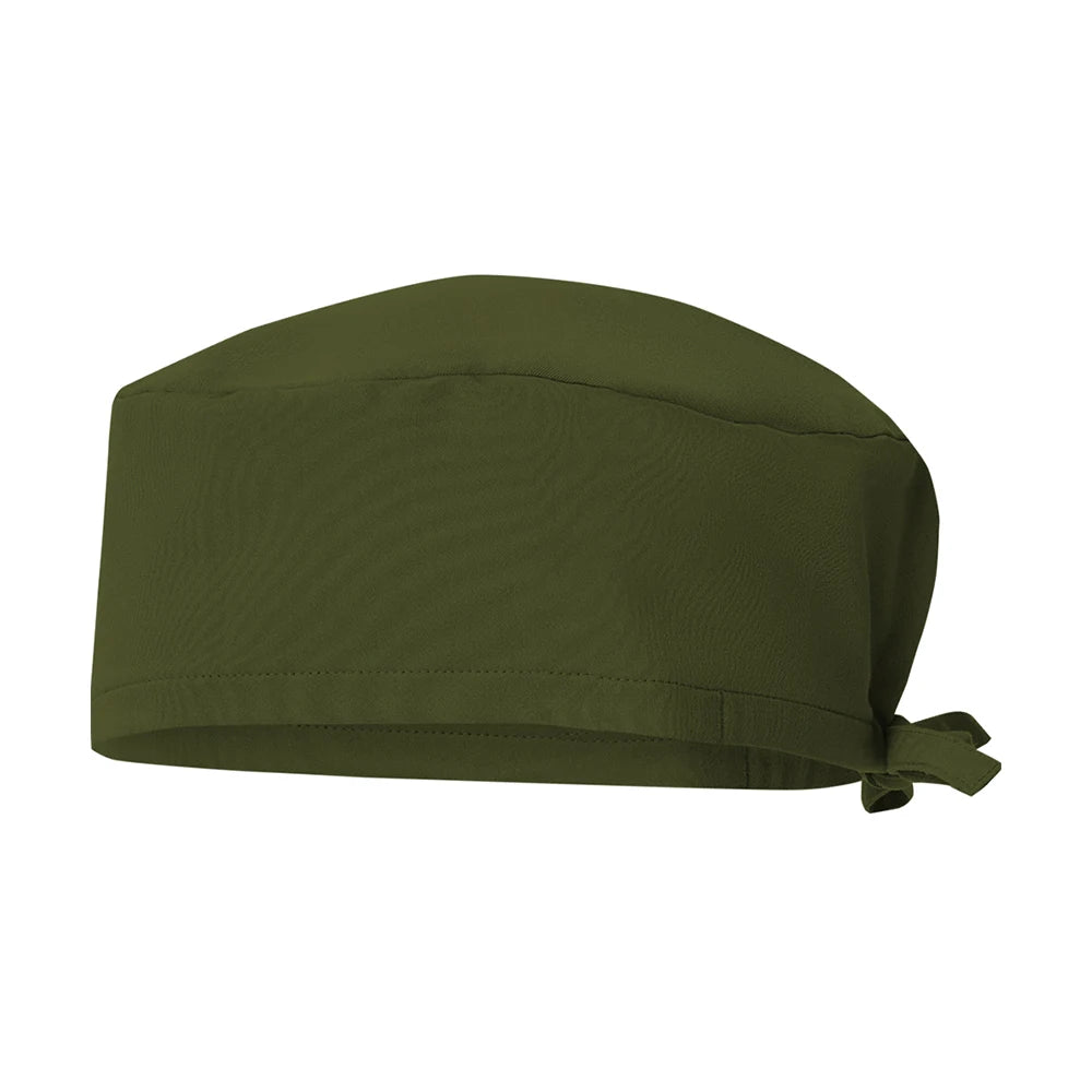 Solid Color Surgeons Hat Medical Cap Nursing Scrub Hats Hospital Clinic Scrub Caps Stretch Chef Sanitary Dental Working Caps
