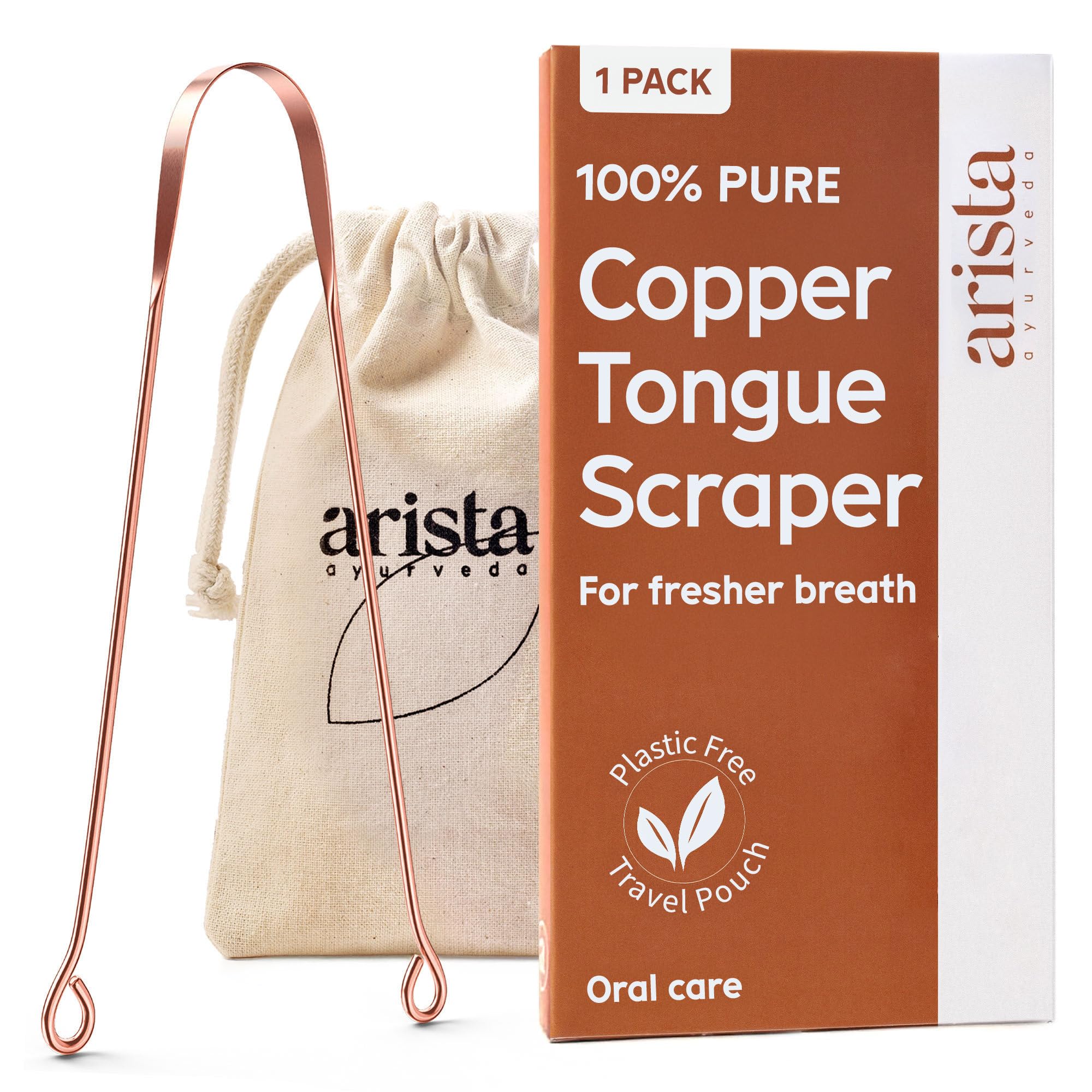 Copper Tongue Scraper – Ayurvedic Oral Care