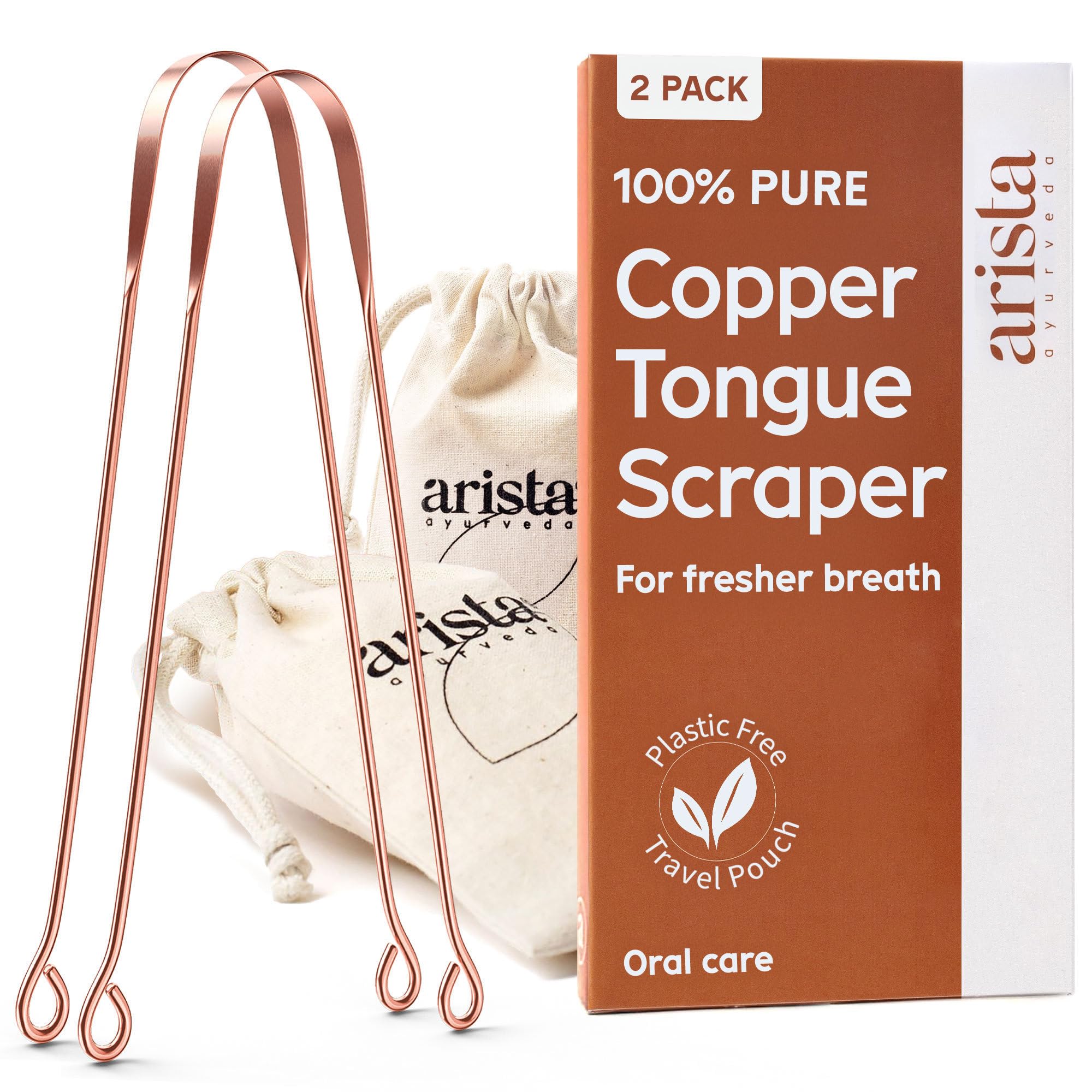 Copper Tongue Scraper – Ayurvedic Oral Care