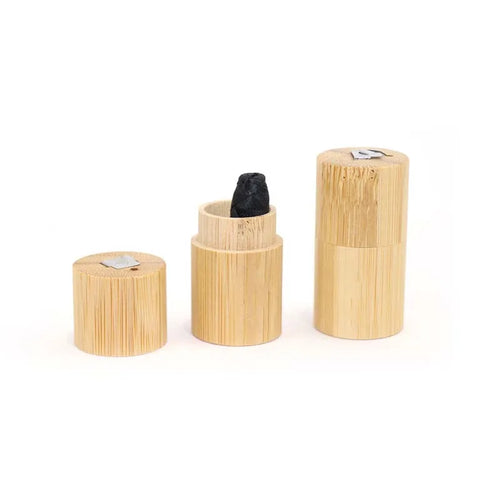 Biodegradable Dental Floss with Bamboo Case - 100% Eco-Friendly Charcoal Floss