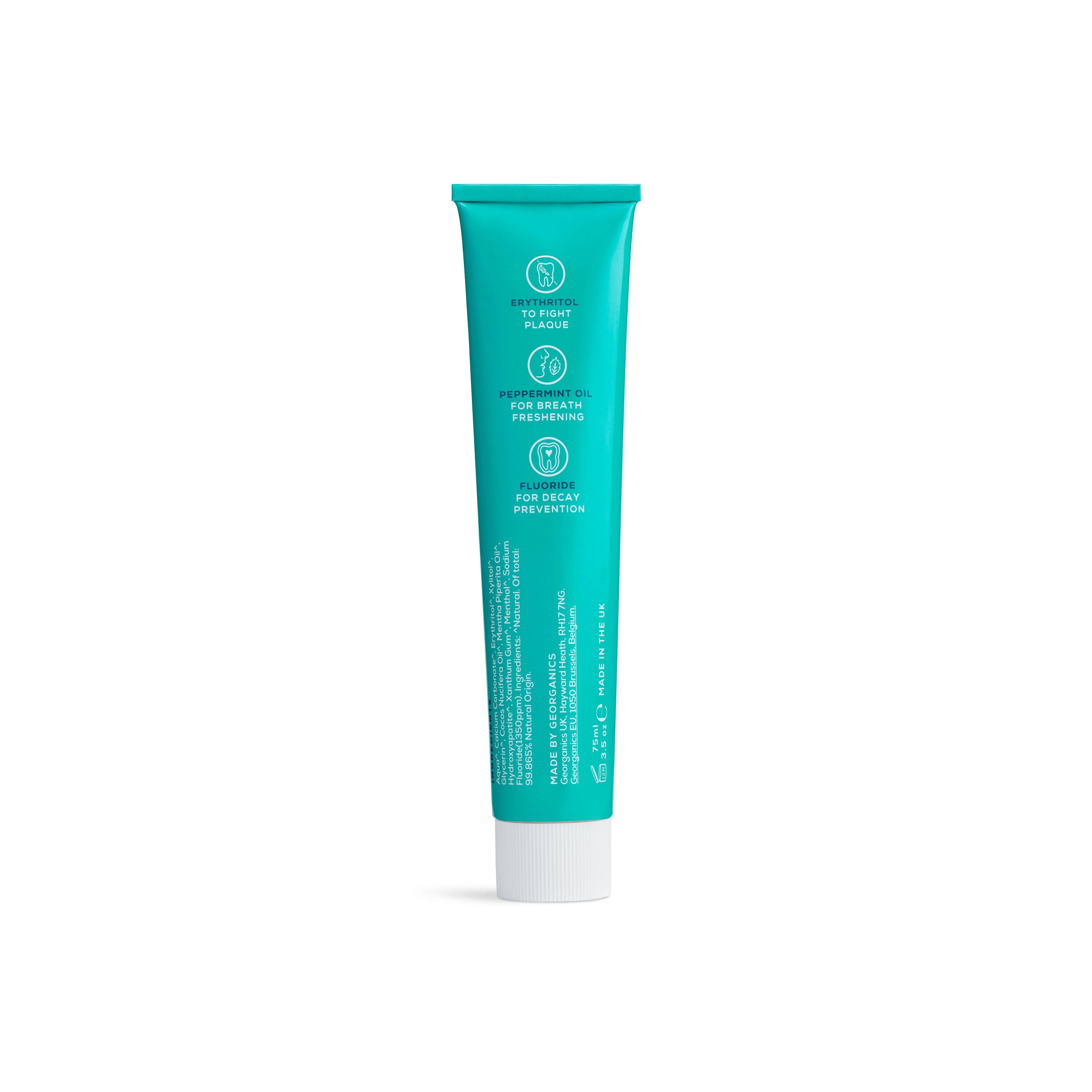 Georganics - NEW - Toothpaste next generation with Hydroxyapatite - Fresh Mint