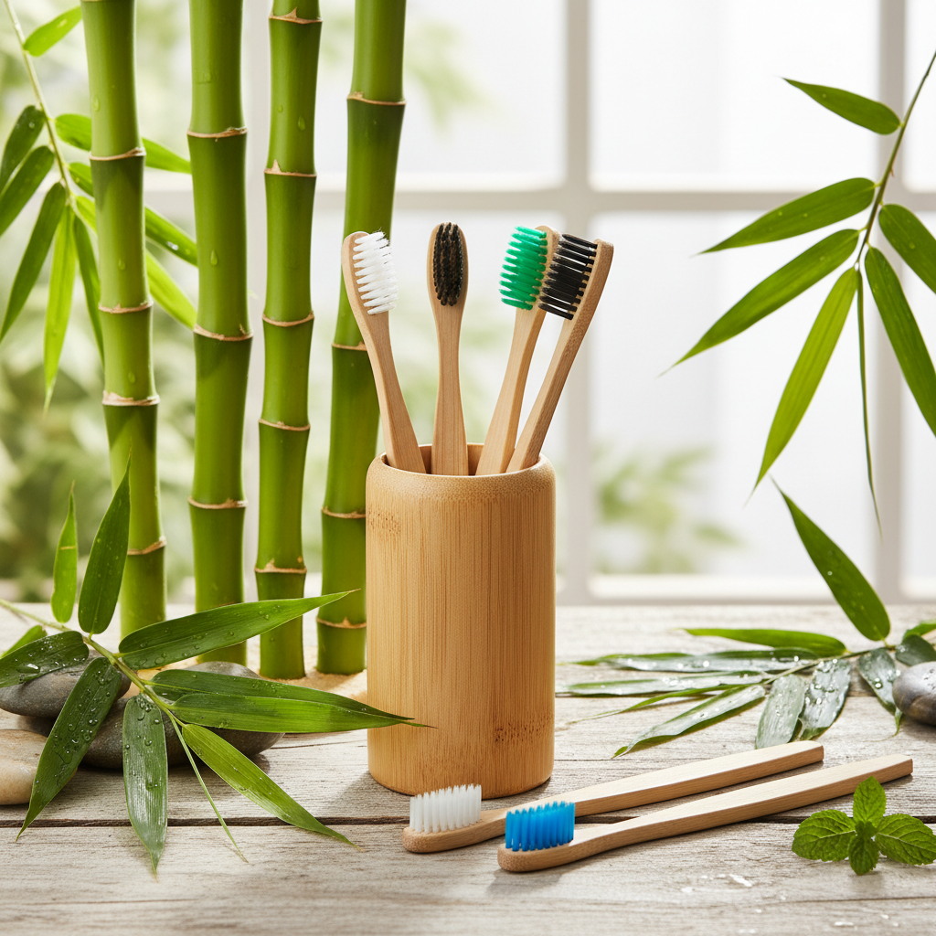 Bamboo toothbrush collection