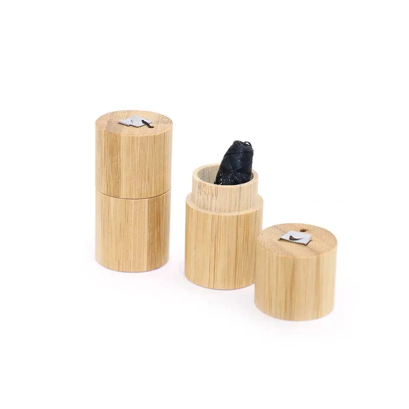 Biodegradable Dental Floss with Bamboo Case - 100% Eco-Friendly Charcoal Floss