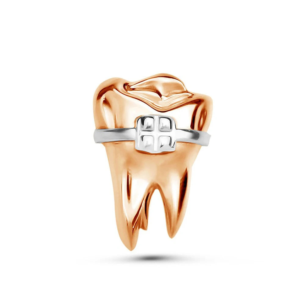 Tooth Dental Brooch Pin - Professional Enamel Lapel Badge for Dental Teams
