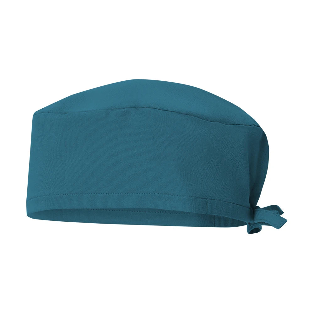Solid Color Surgeons Hat Medical Cap Nursing Scrub Hats Hospital Clinic Scrub Caps Stretch Chef Sanitary Dental Working Caps