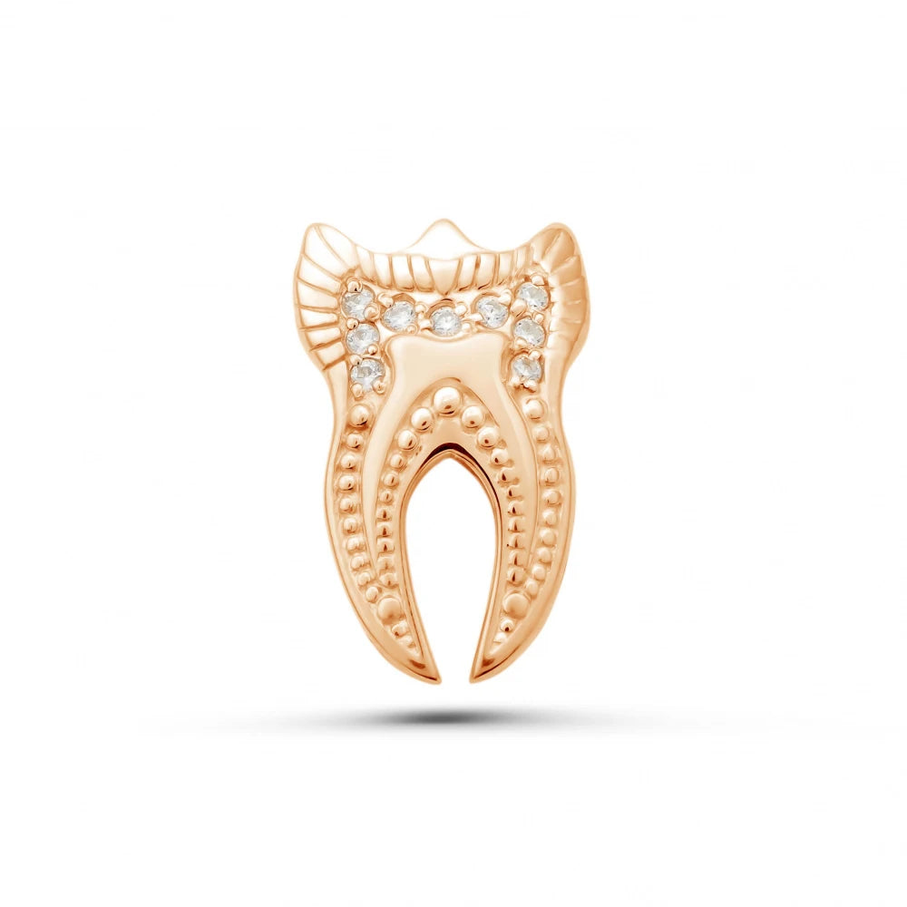 Tooth Dental Brooch Pin - Professional Enamel Lapel Badge for Dental Teams