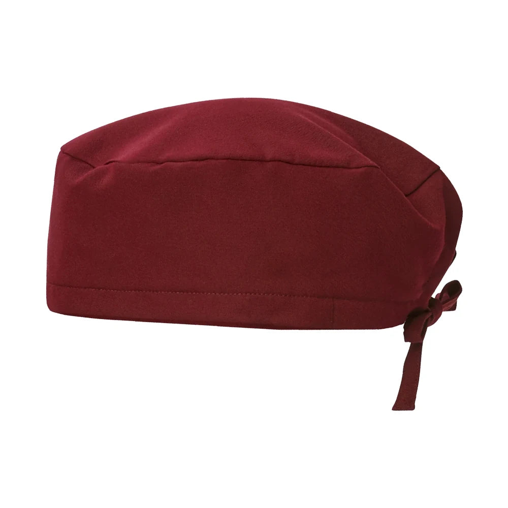 Solid Color Surgeons Hat Medical Cap Nursing Scrub Hats Hospital Clinic Scrub Caps Stretch Chef Sanitary Dental Working Caps