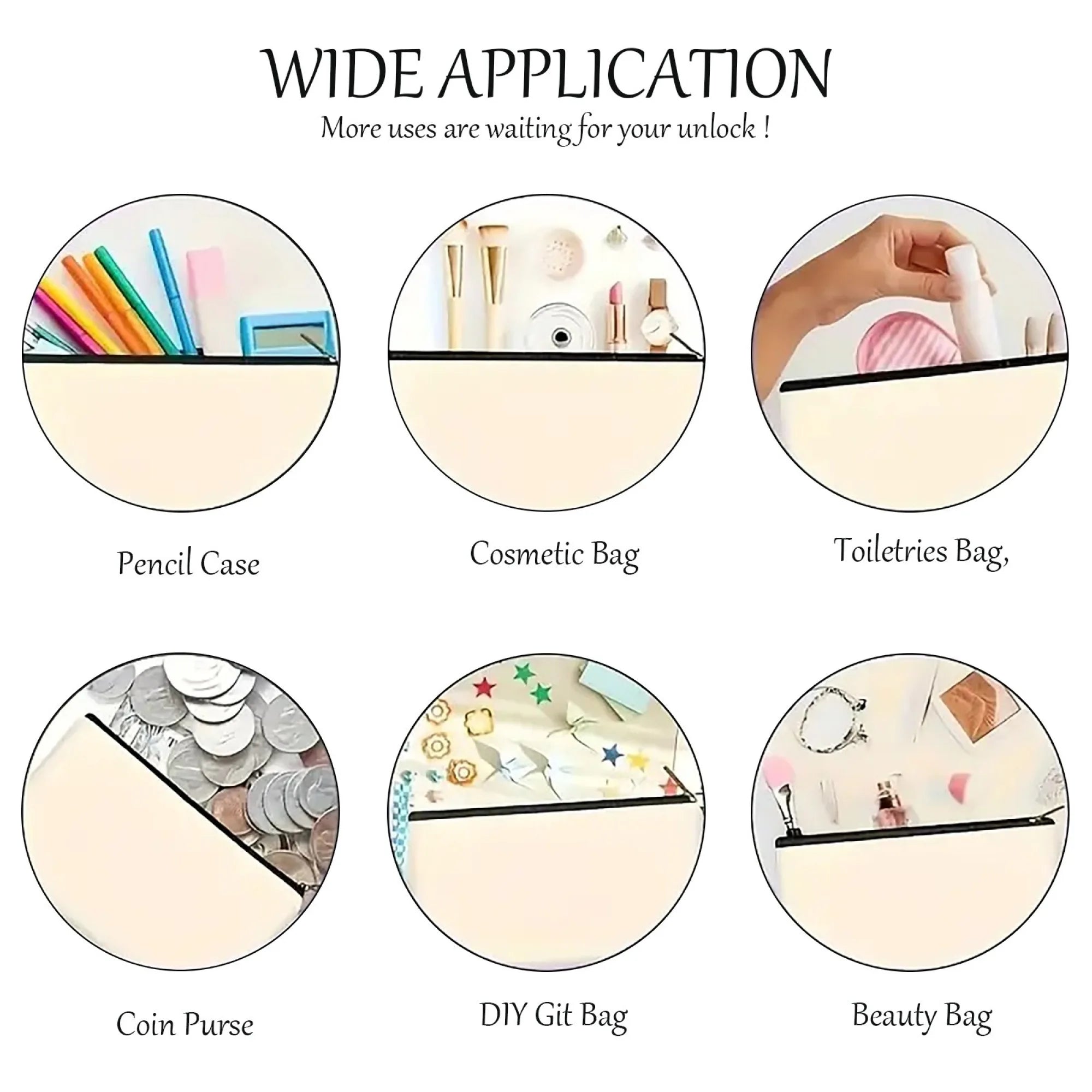 Lovely Playful Mischief Tooth Cosmetic Pouch Dental-Themed Cartoon Teeth with Funny Poses Zippered Makeup Bag for Daily Use