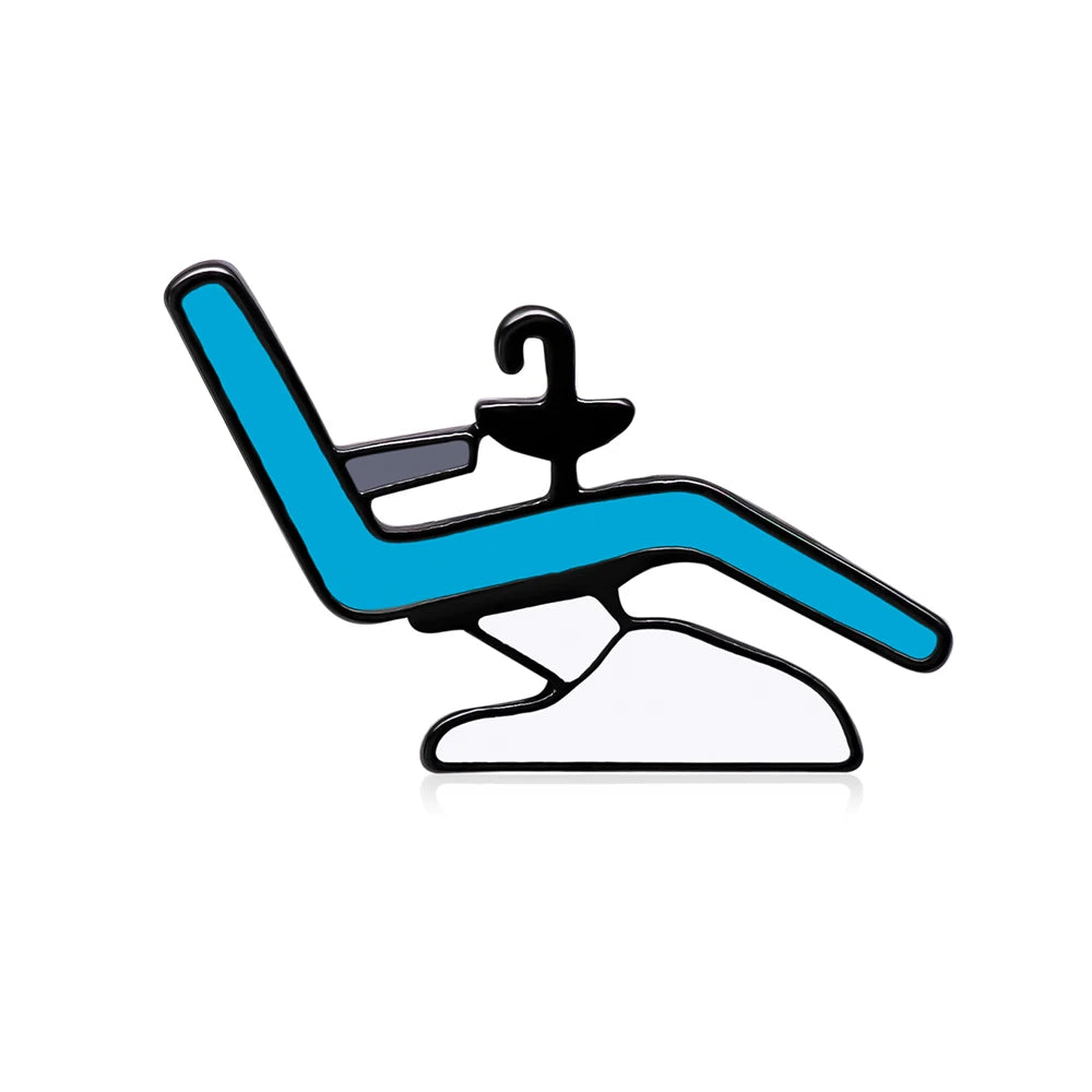 Dental Tooth Collection Brooch - Professional Enamel Lapel Pin for Dental Teams