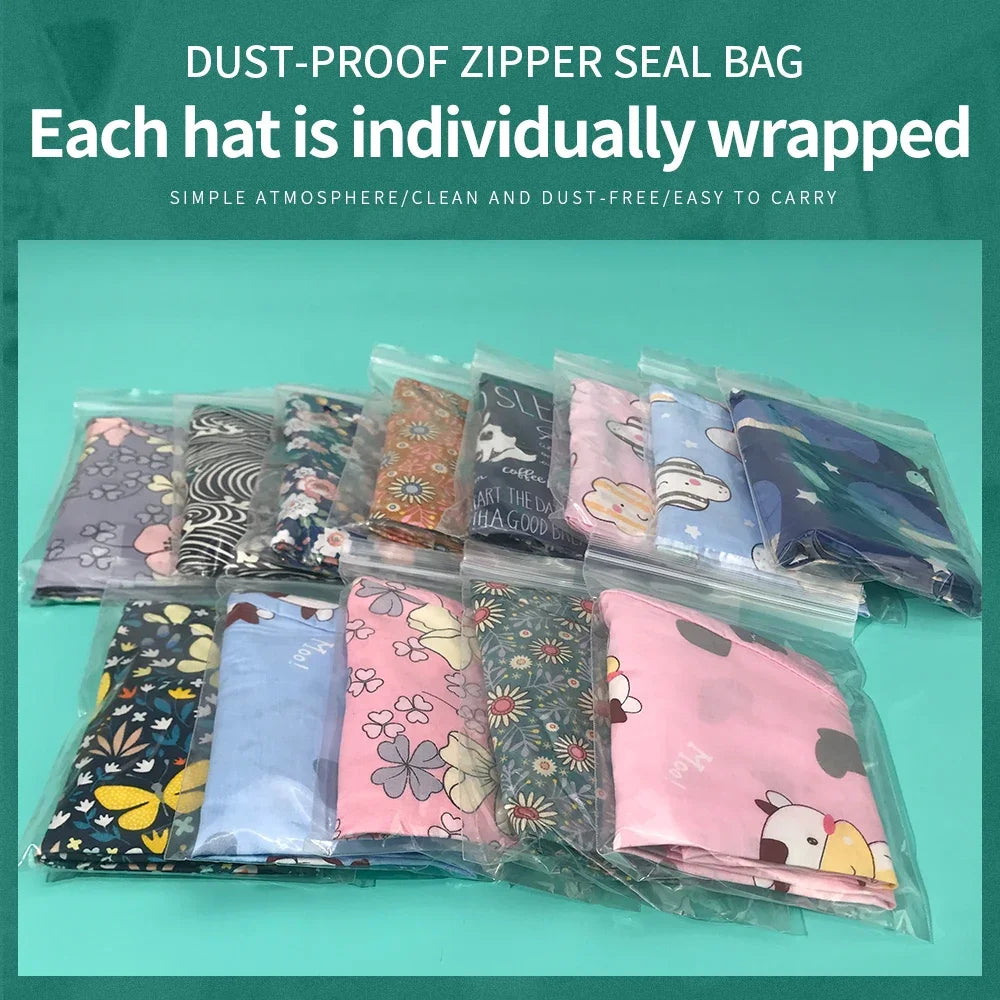 Dental Tooth Pattern Scrub Cap - Professional Surgical Hat for Women