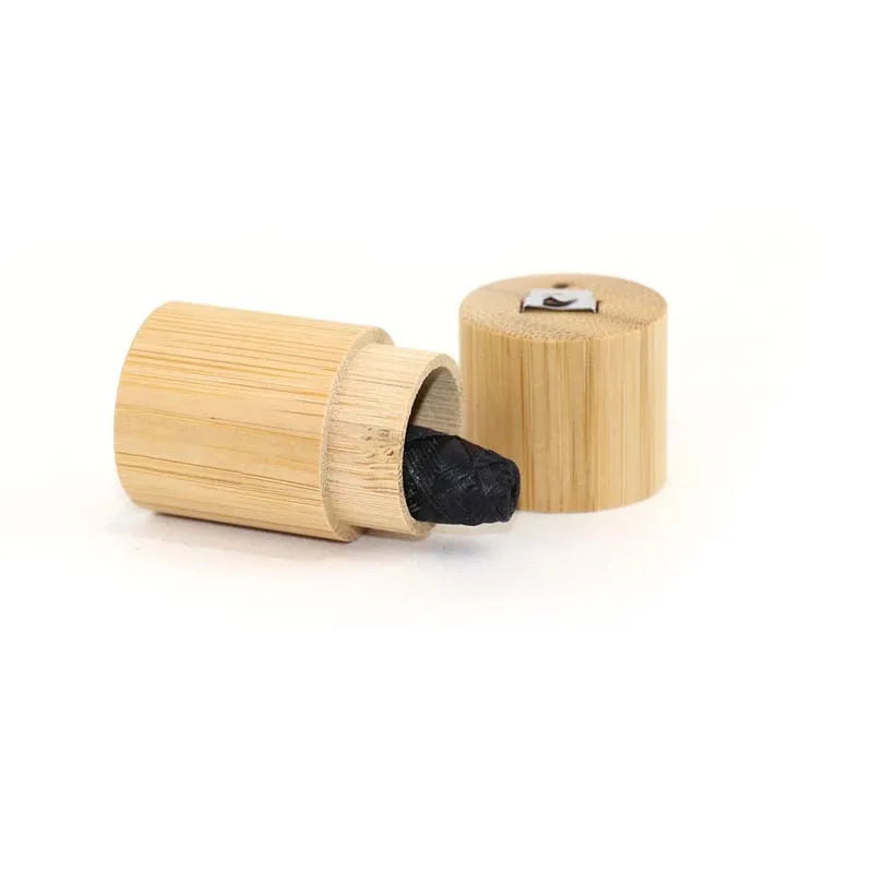 Biodegradable Dental Floss with Bamboo Case - 100% Eco-Friendly Charcoal Floss